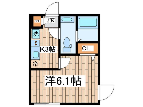 フィンセント横須賀の物件間取画像